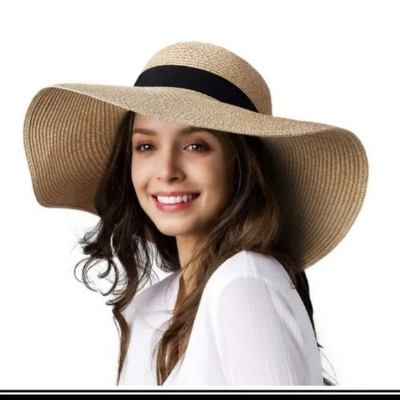 FURTALK Adjustable Beach Sun Straw Hat UV UPF50 - Picture 1 of 11